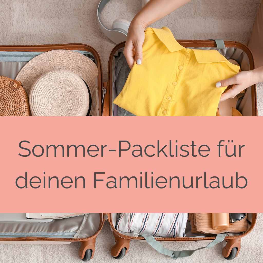 Sommer-Packlisten für den Urlaub am Strand