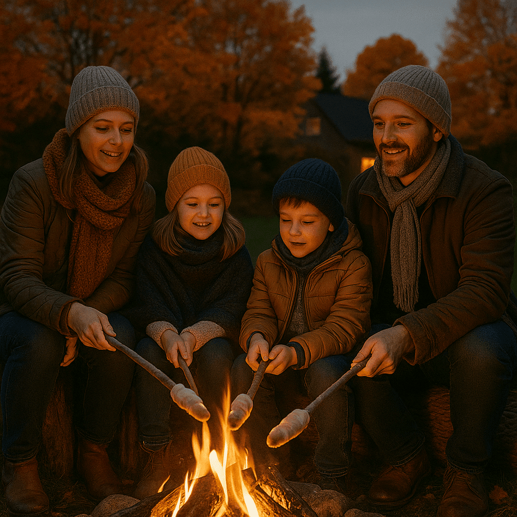 Lagerfeuer mit Kindern