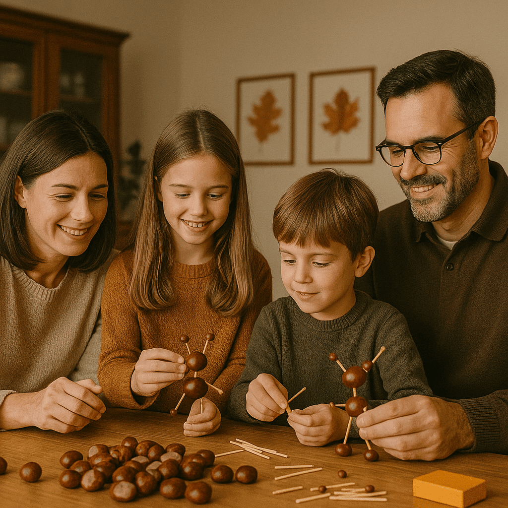 wie kastanienmännchen basteln