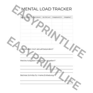 Mental Load Tracker