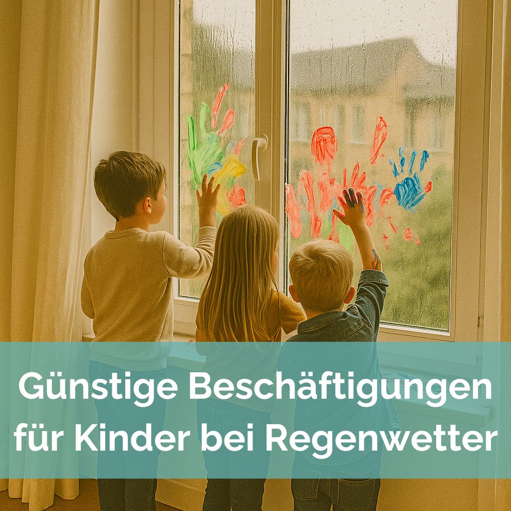 Kostenlose Beschäftigung für Kinder bei Regenwetter