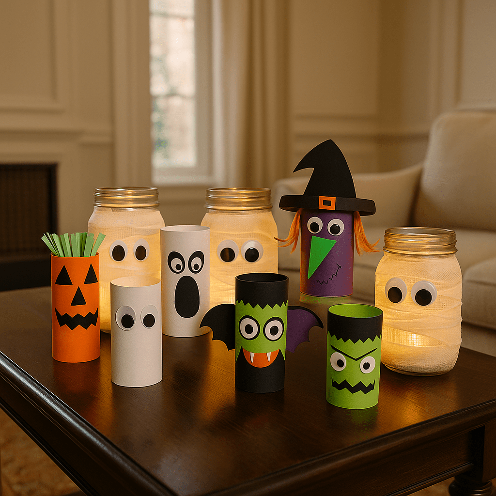 Halloween Deko upcycling