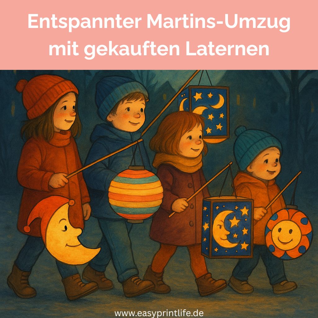 Kinder beim Laternen Umzug