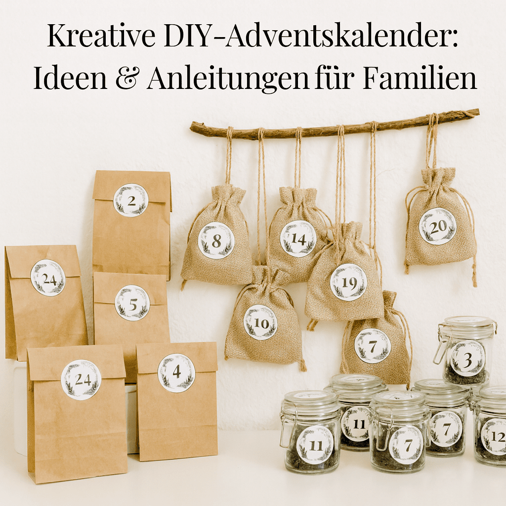 Upcycling DIY Adventskalender zum selber ausdrucken