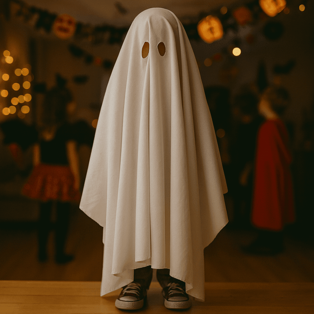 Geist Kostüm aus Bettlaken