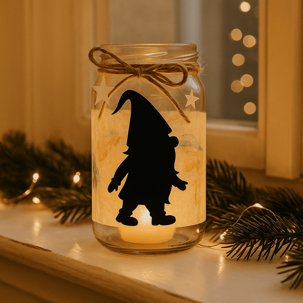 Wichtellaterne aus Altglas