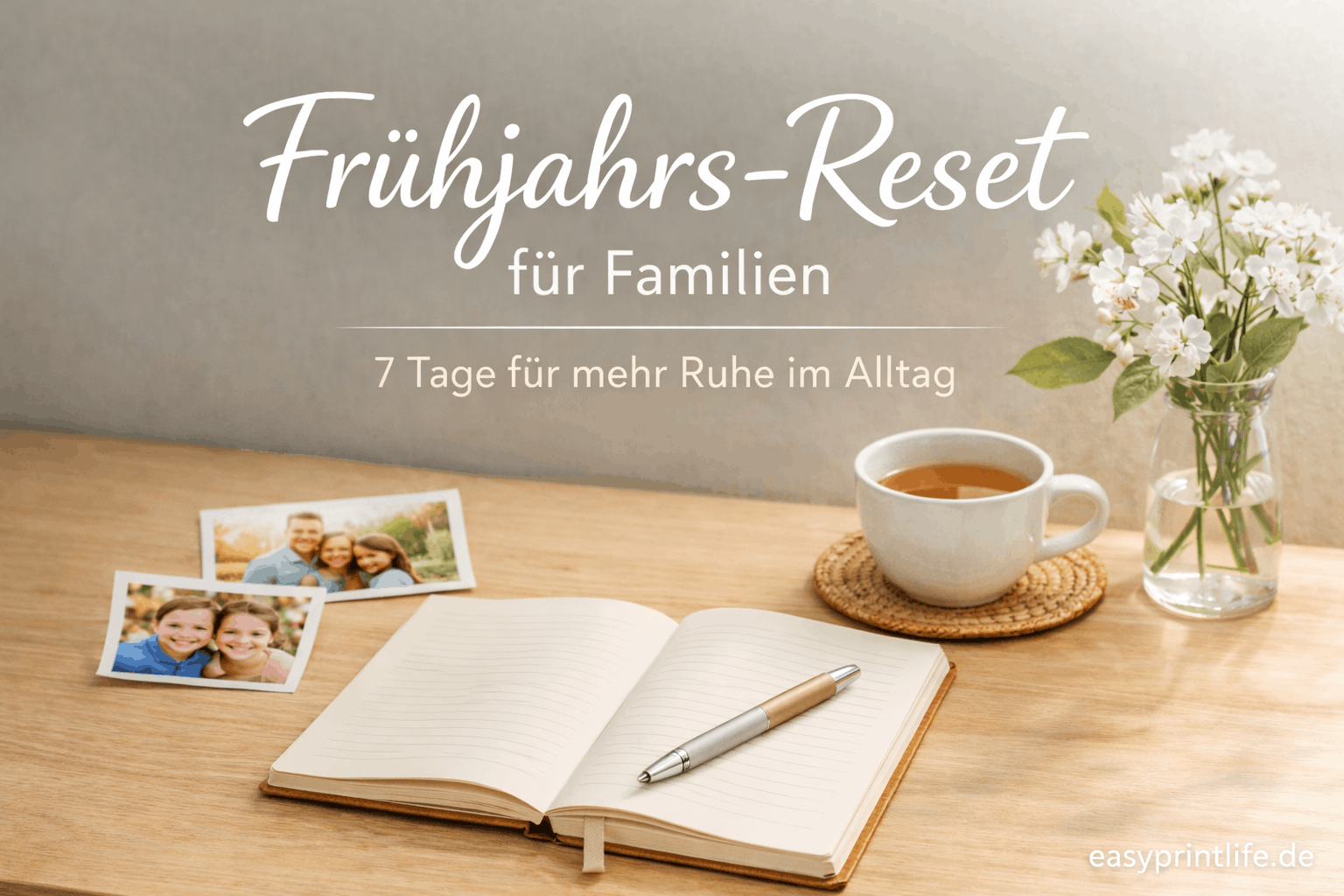 Frühjahrs-Reset für Familien – in 7 Tagen zu mehr Ruhe im Alltag und weniger Mental Load