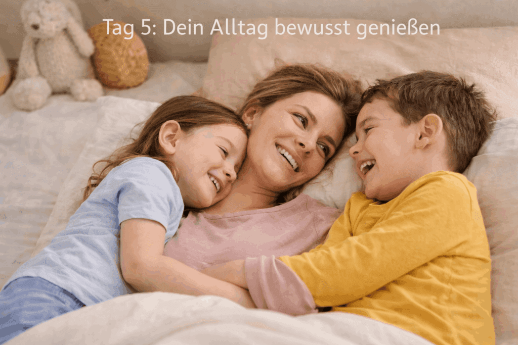 Entspannter Familienmoment – Alltag bewusst genießen beim Frühjahrs-Reset für Familien