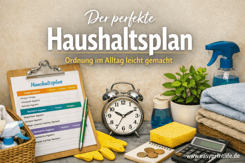 Haushaltsplan Vorlage