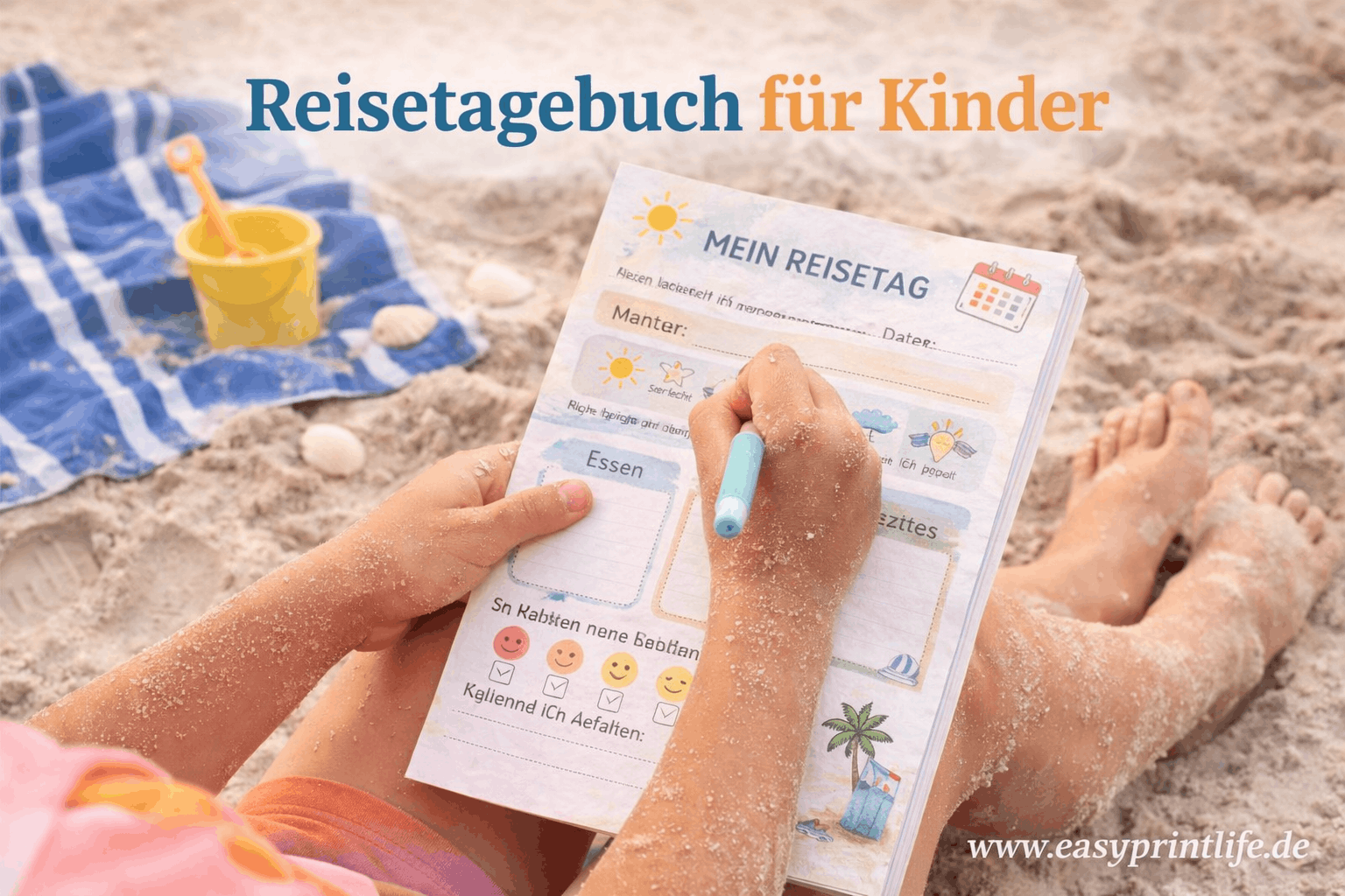 Reisetagebuch für Kinder: Warum jedes Kind eines braucht und wie es den Urlaub verändert Reisetagebuch für Kinder Sommerurlaub