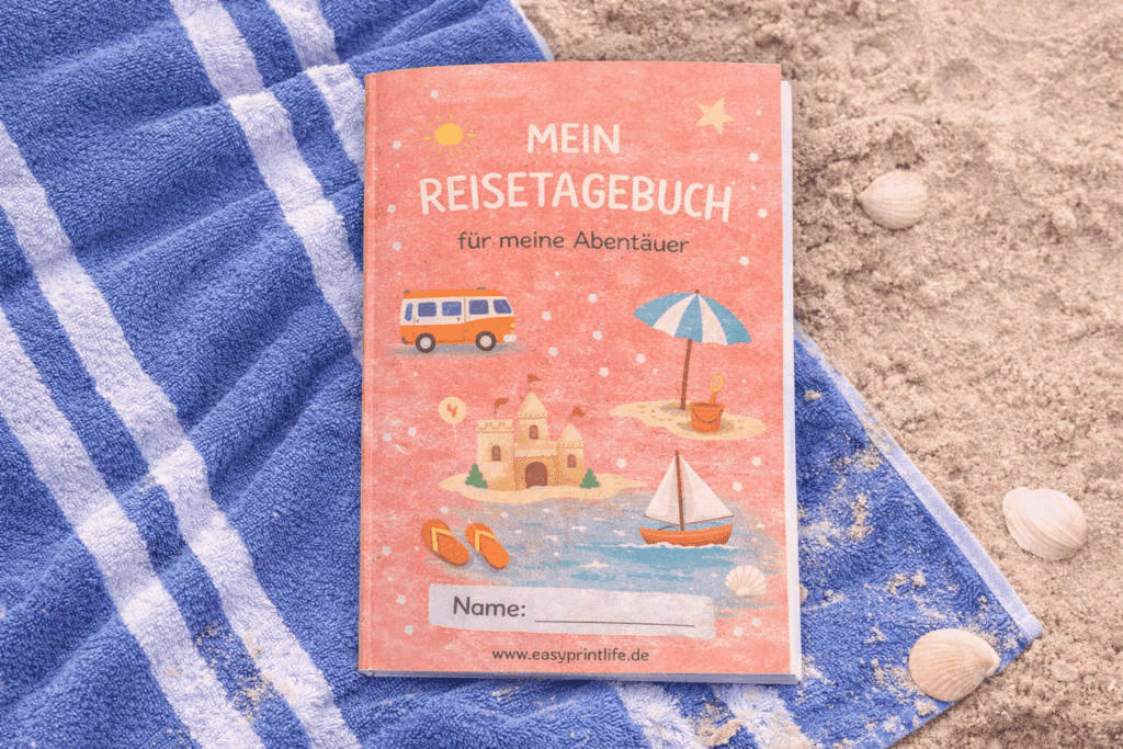 Reisetagebuch Vorlage für Kinder