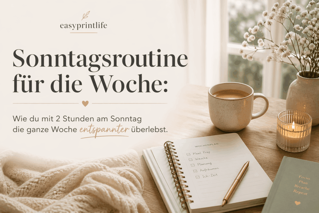 Sonntags Reset Routine