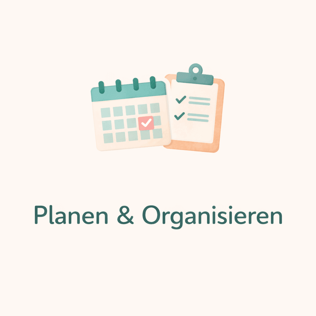 Familien Planer und Checklisten