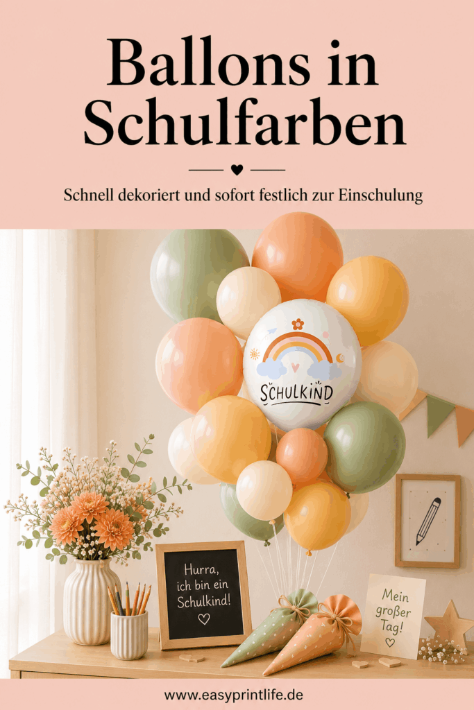 Deko für die Einschulung Deko für die Einschulung