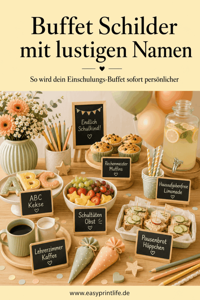 Deko Ideen für die Einschulung Deko Ideen für die Einschulung