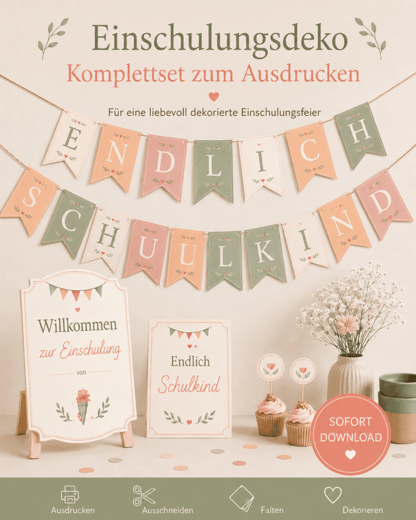 Deko für die Einschulung