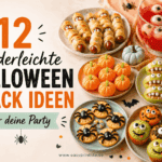 Halloween Snack Ideen die einfach schnell herzhaft und süß sind