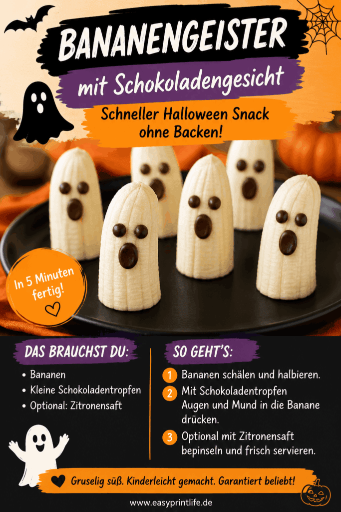 Halloween Snack Ideen die einfach schnell herzhaft und süß sind
