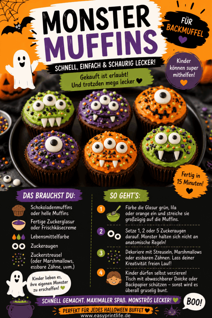 Halloween Snack Ideen die einfach schnell herzhaft und süß sind