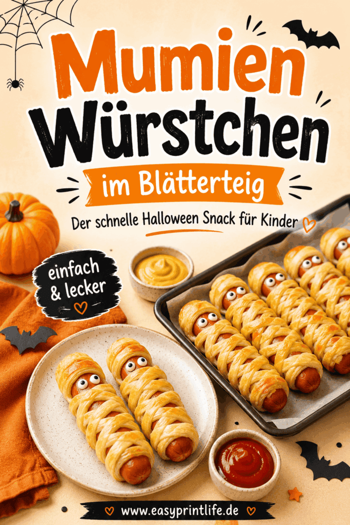 Halloween Snack Ideen die einfach schnell herzhaft und süß sind