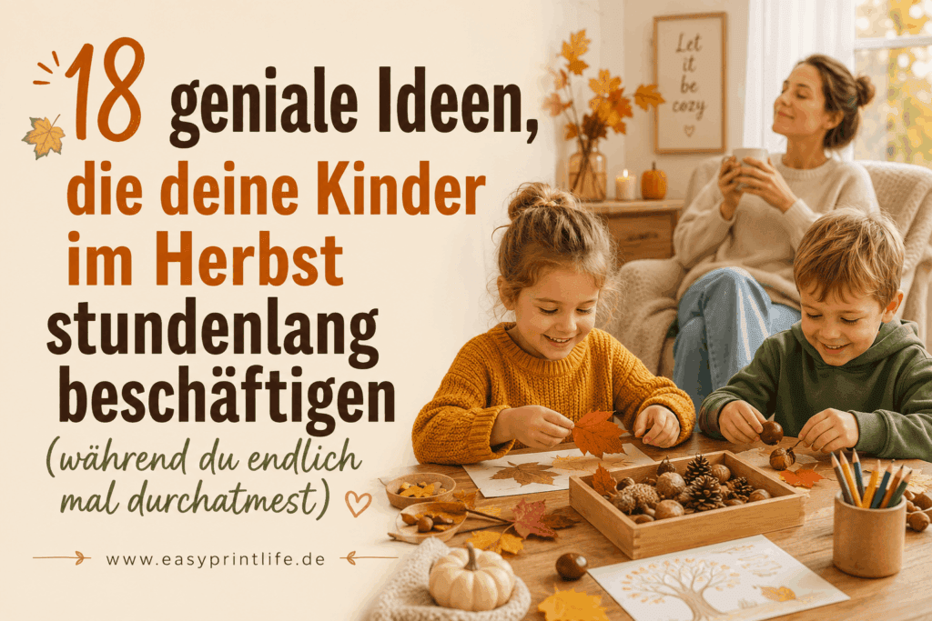 Herbst Ideen mit Kindern