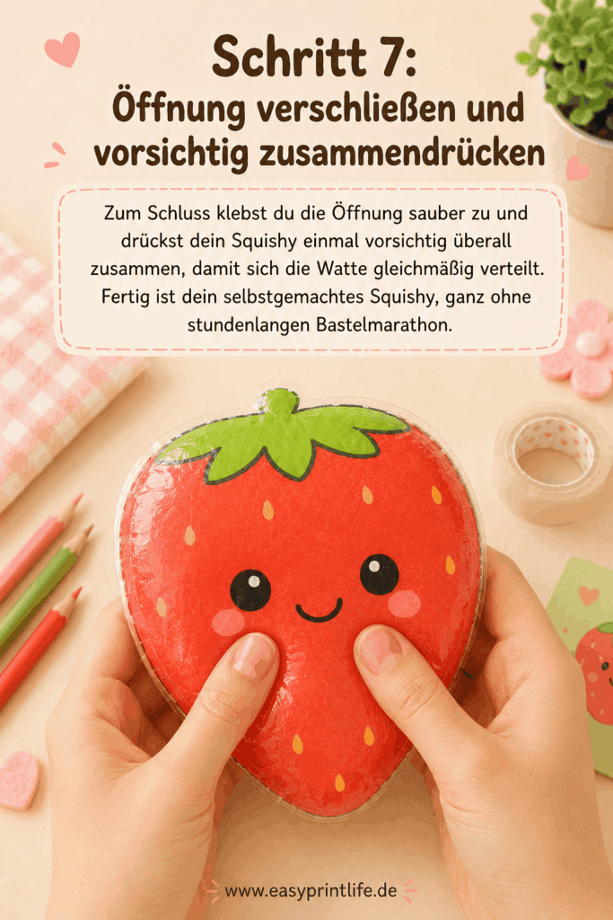 Squichy Ideen zum selber basteln aus Papier
