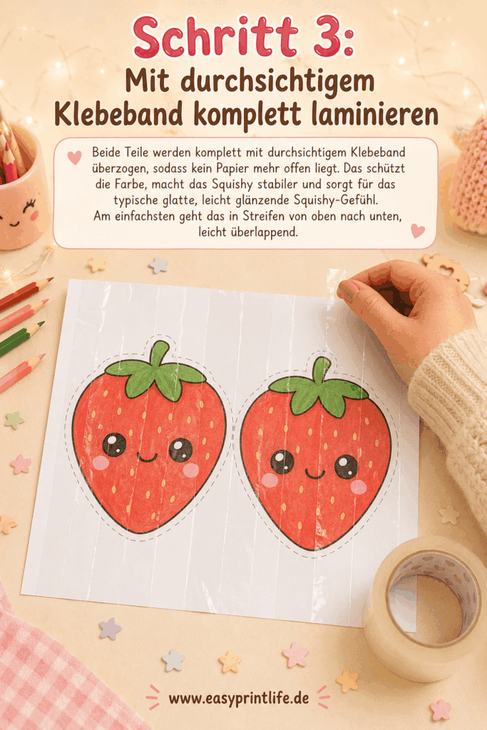 Squichy Ideen zum selber basteln aus Papier