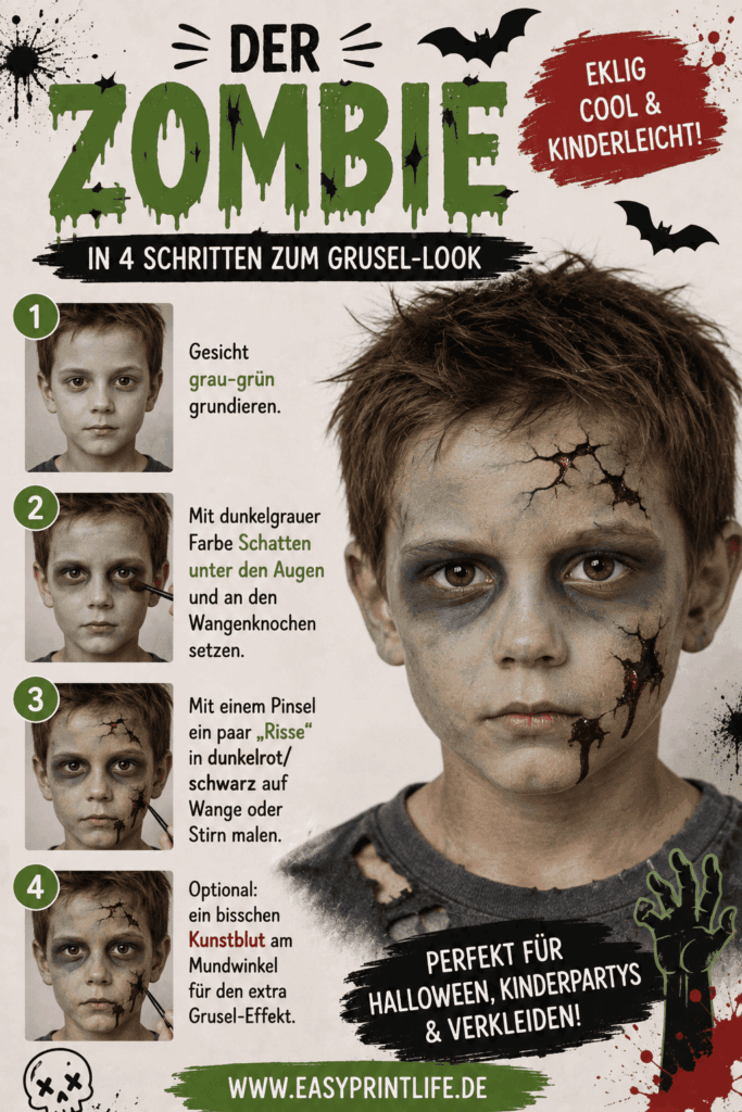 schminken für halloween