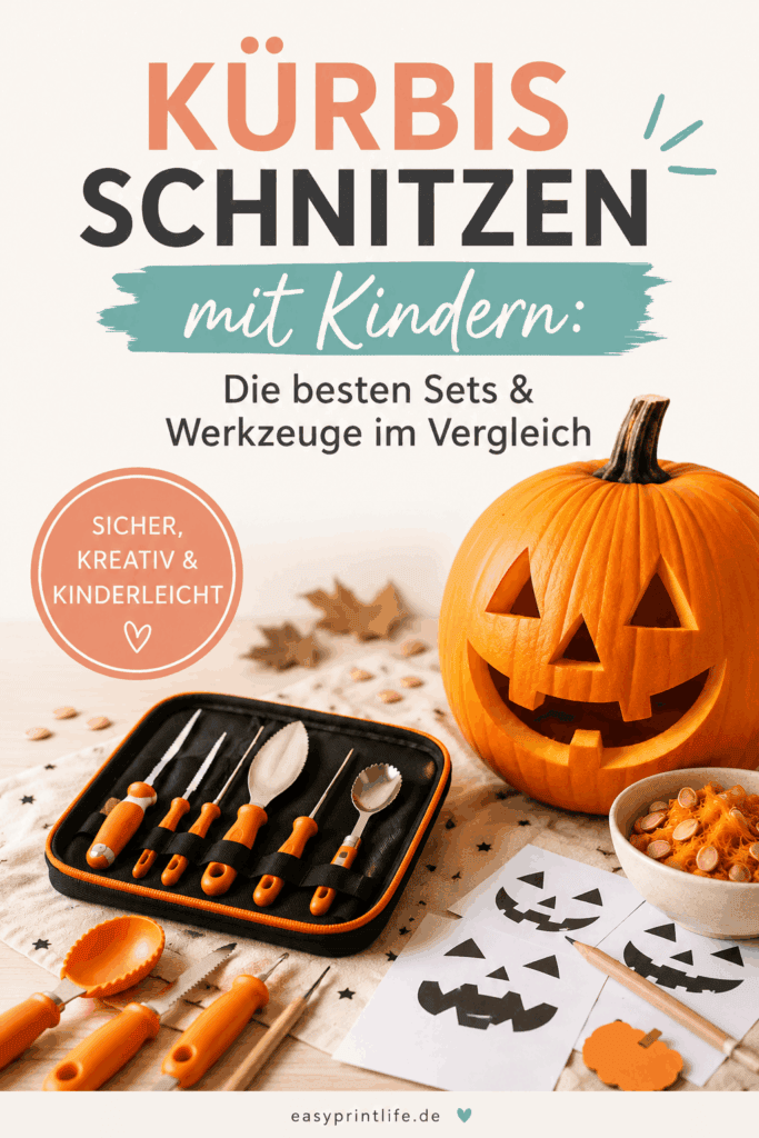 Kürbis schnitzen Set