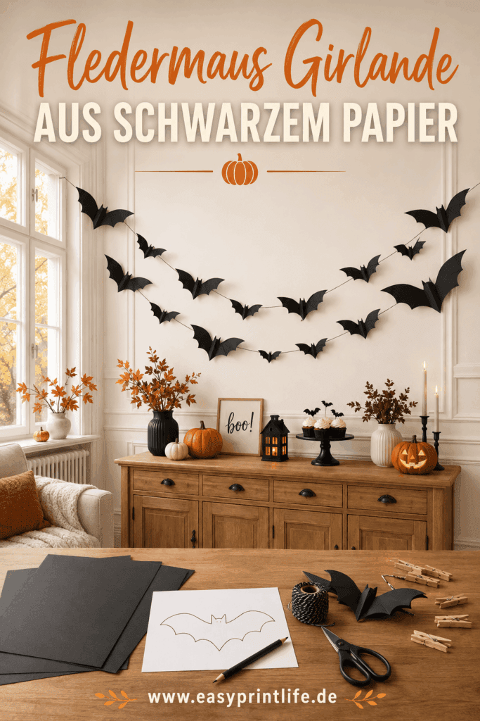 einfache halloween deko diy ideen zum basteln und selber machen