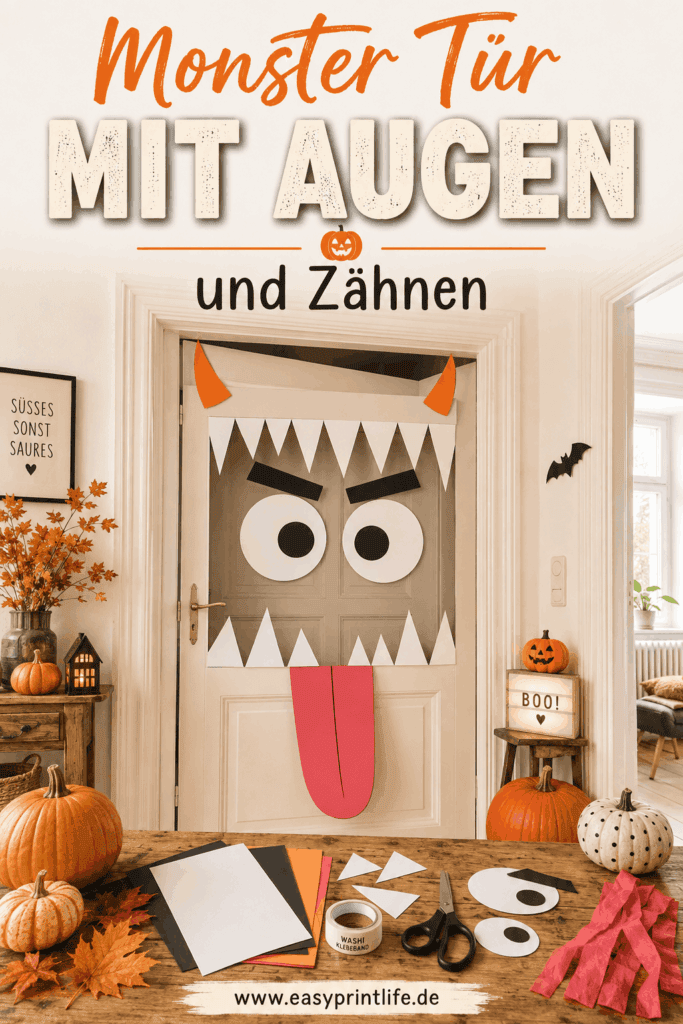 einfache halloween deko diy ideen zum basteln und selber machen