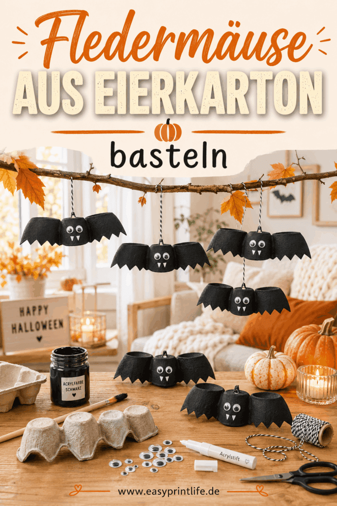 einfache halloween deko diy ideen zum basteln und selber machen