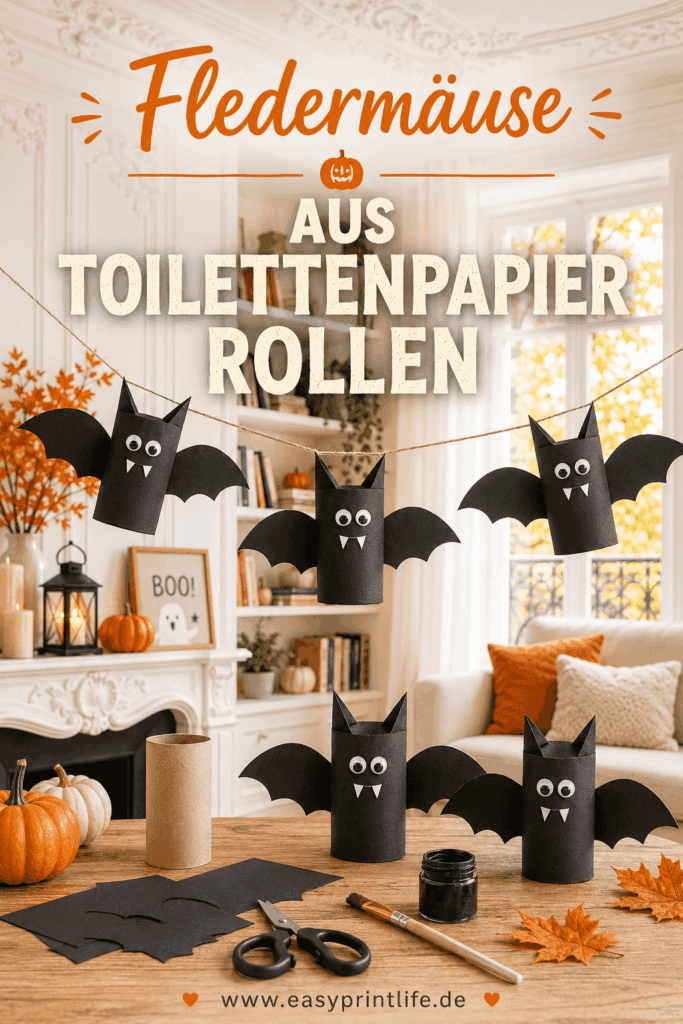 einfache halloween deko diy ideen zum basteln und selber machen