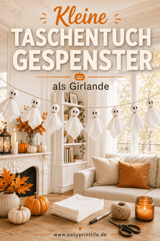 einfache halloween deko diy ideen zum basteln und selber machen