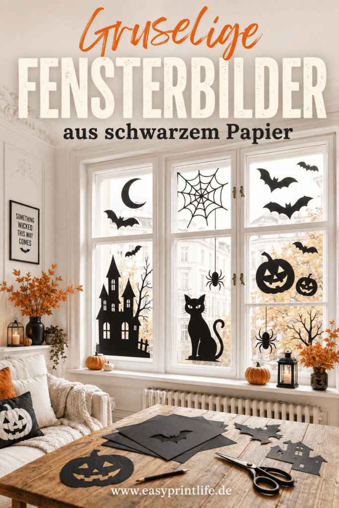 einfache halloween deko diy ideen zum basteln und selber machen
