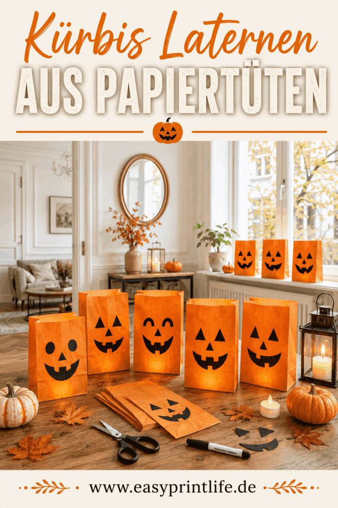 einfache halloween deko diy ideen zum basteln und selber machen