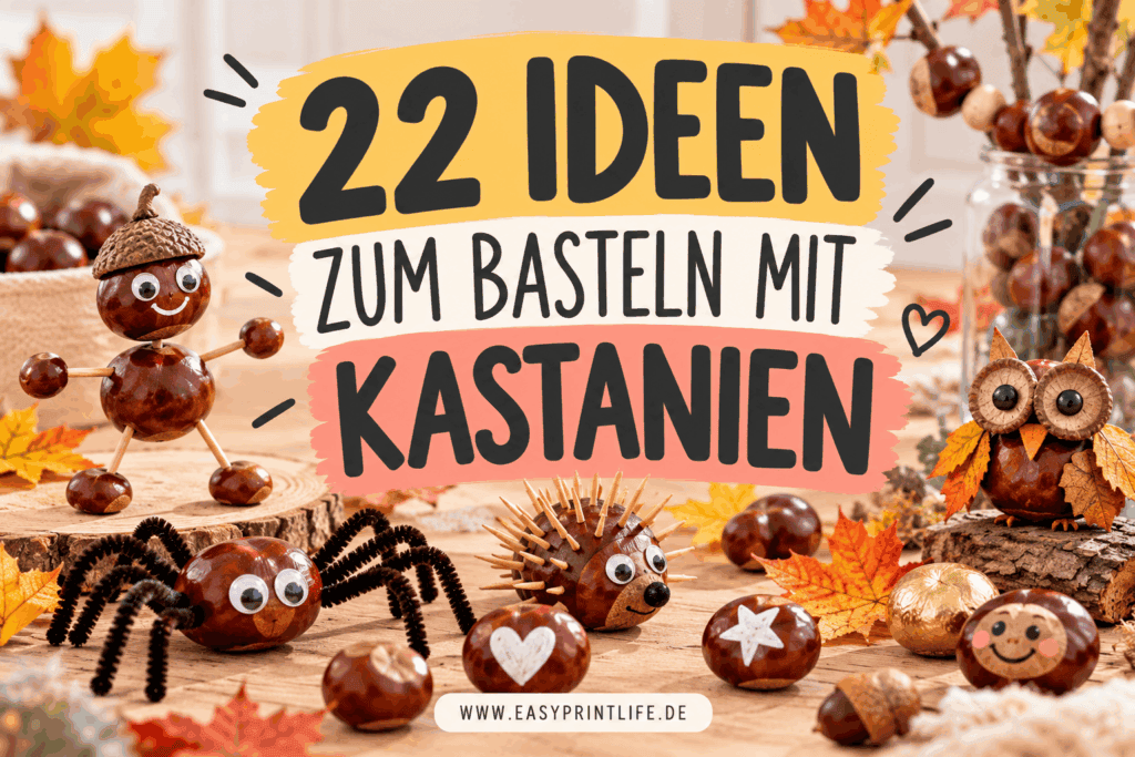 Basteln mit Kastanien