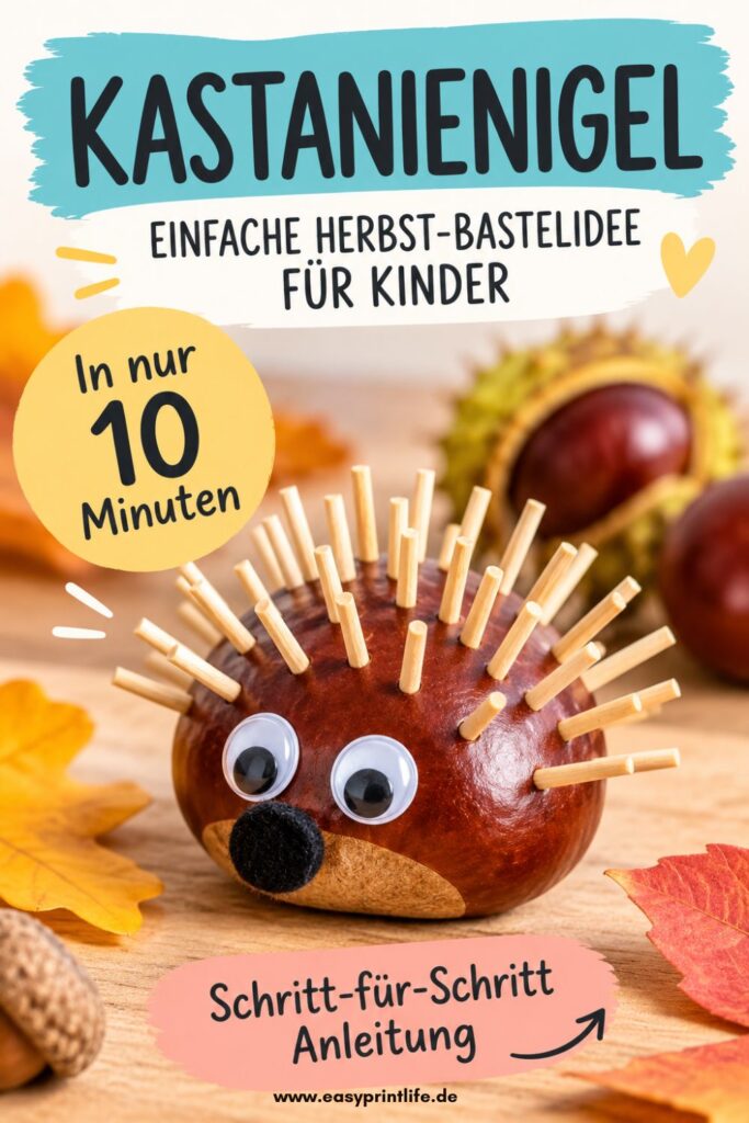 Basteln mit Kastanien