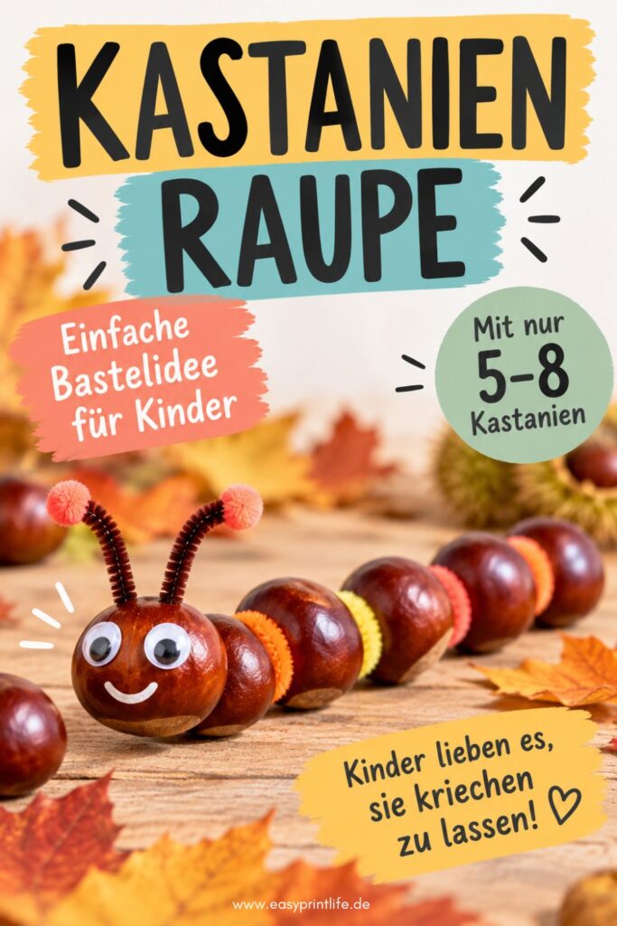 Basteln mit Kastanien