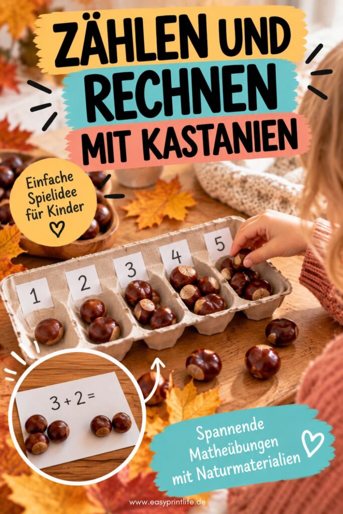 Basteln mit Kastanien