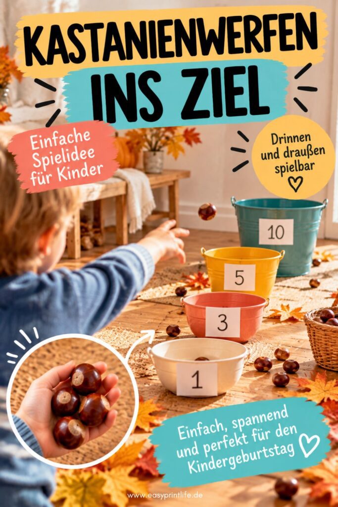 Basteln mit Kastanien