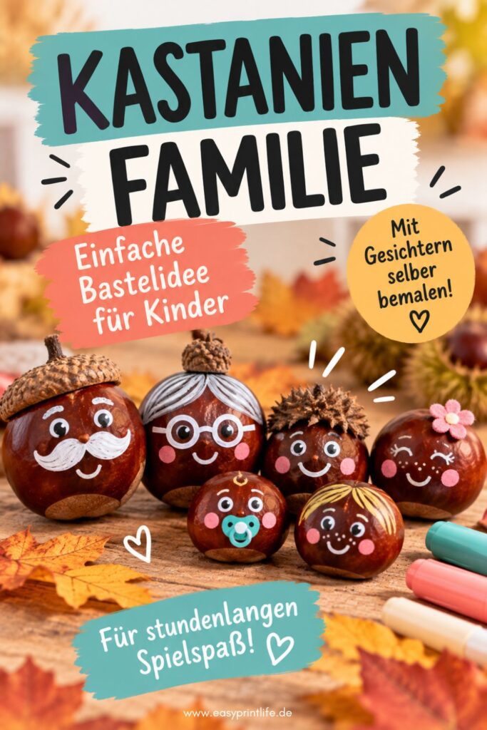 Basteln mit Kastanien