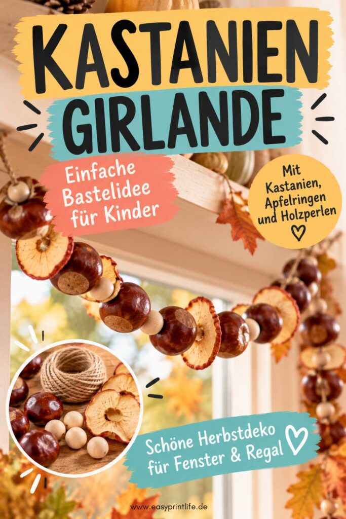 Basteln mit Kastanien