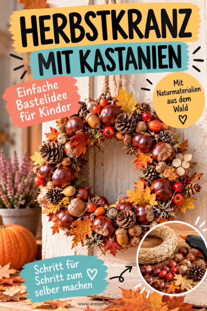 Basteln mit Kastanien