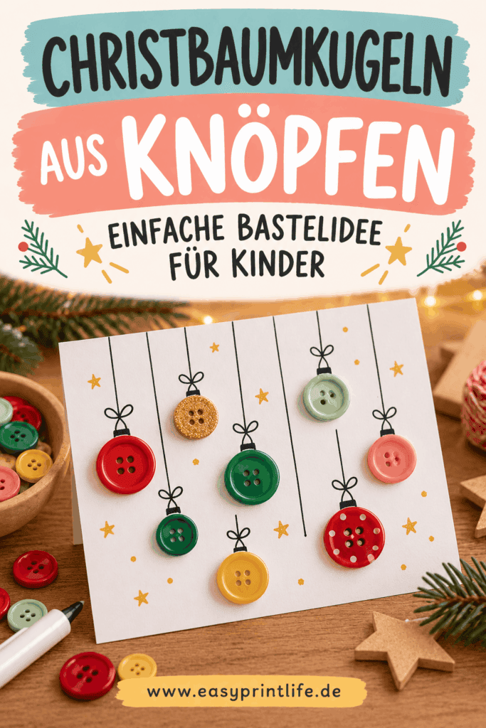 Weihnachtskarten basteln mit Kindern