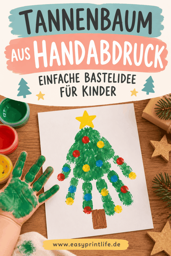Weihnachtskarten basteln mit Kindern